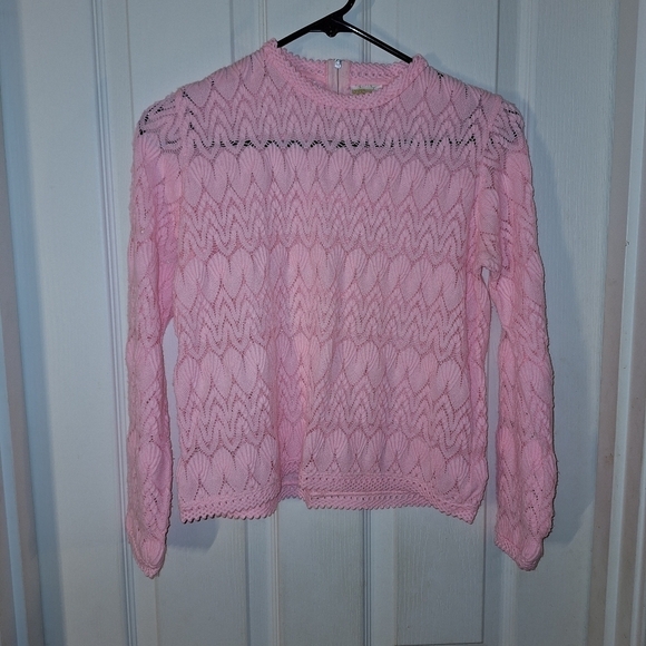 Vintage Tops - Keynote Vintage Pink Acrylic Top